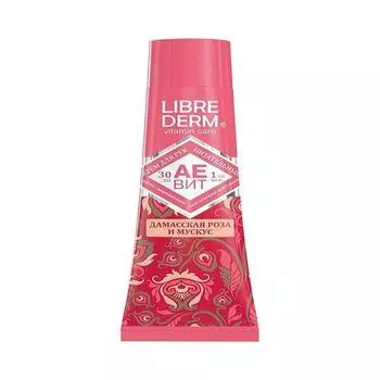 Librederm Аевит крем для рук питательный Дамасская роза и мускус 30 мл (Librederm, Aevit)