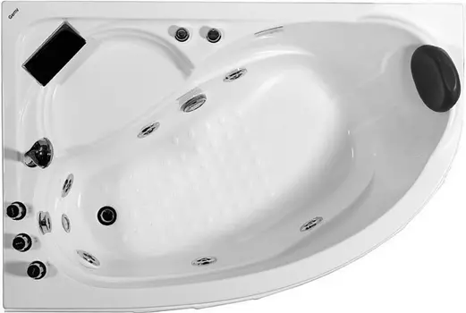 Акриловая ванна Gemy 150x100 с гидромассажем (G9009 B L)