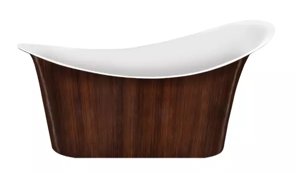 Акриловая ванна Lagard Tiffany 160.5x77 см (TIFFANY Brown Wood)