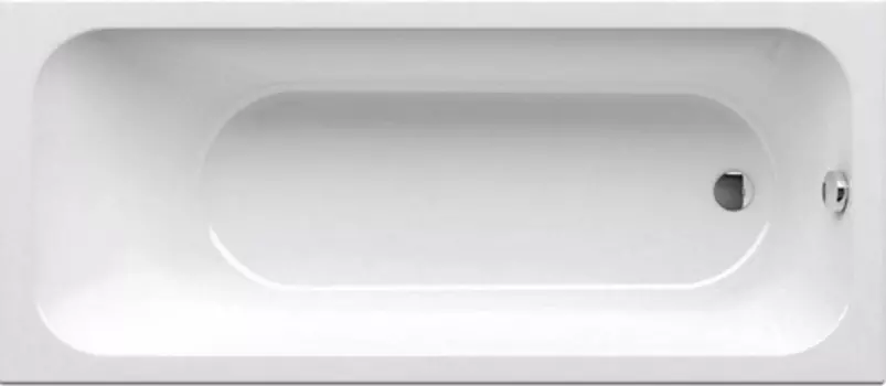 Акриловая ванна Ravak Chrome 170x75 белая, без гидромассажа