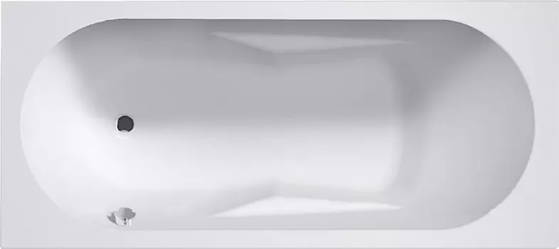 Ванна акриловая Riho Bathtubs Lazy 180х80 L белый