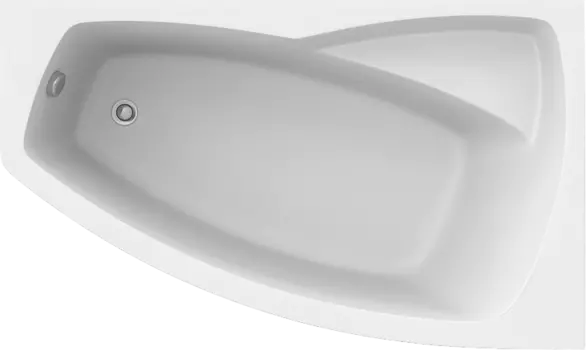 Акриловая ванна STWORKI Монтре 150x90 R, с каркасом