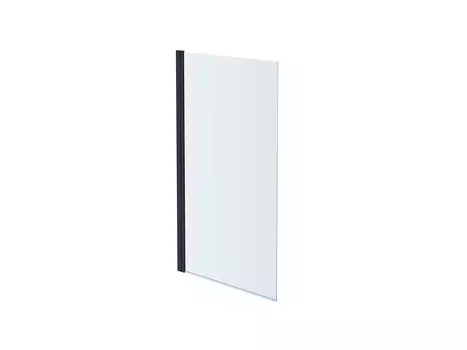 Шторка на ванну AQUATEK AQ DEL SBA 08015BL 80х150 см, черный матовый профиль