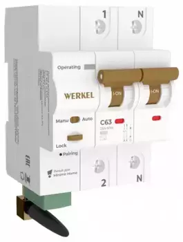 Автоматический выключатель 2P с Wi-Fi Werkel W1002P6301