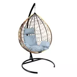Подвесное кресло (ecodesign) серый 103x186x103 см.