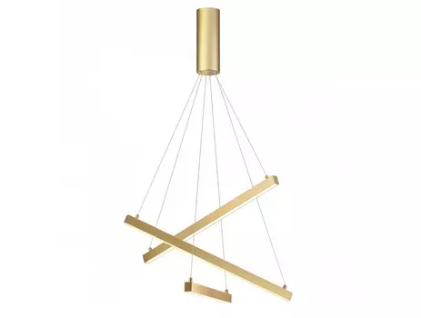 Подвесной светильник cometa (odeon light) золотой 53x120 см.