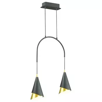 Подвесной светильник etna (odeon light) черный 42x150 см.