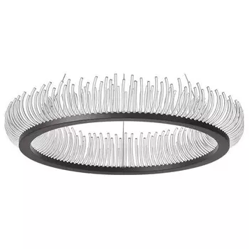Подвесной светильник fire ring (odeon light) черный 120 см.