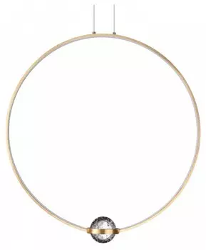 Подвесной светильник gota (odeon light) золотой 60x150x10 см.