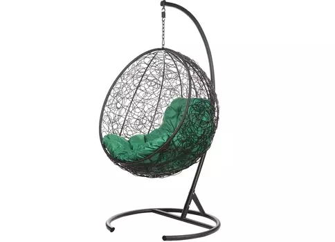 Подвесное кресло kokos black (bigarden) черный 95x195x75 см.