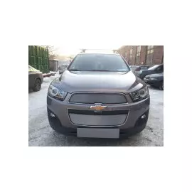 Защита радиатора, хром (2 части) Allest CHCAP13.chrome Chevrolet Captiva 2013 - 2015