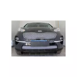 Защита радиатора, хром, середина Allest KSPO18.mid.chrome KIA Sportage IV (QL) 2019-