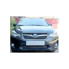 Защита радиатора Premium, чёрная, верх Allest SUXV16.PREMIUM.top.black Subaru XV 2016 - 2017
