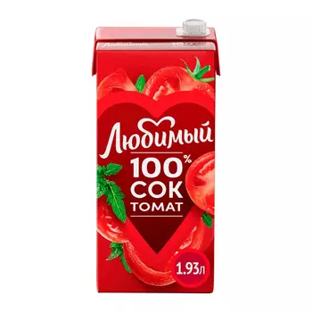 Сок Любимый Томат, 1,93 л