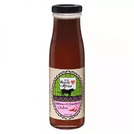 Соус Great Hearts of Africa чатни с клубникой и перцем Хабанеро 5/10, 250 г