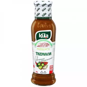 Соус KULA Ткемали зеленый классический, 365 г