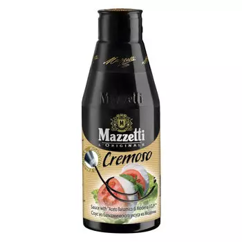 Соус Mazzetti Cremoso из бальзамического уксуса из Модены, 215 мл