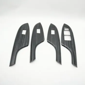 Для Toyota Corolla 2007-2013 панель управления окном, стеклоподъемник, крышка переключателя, защитная отделка, украшение автомобиля A 4pcs