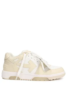 Кеды кожаные Out of Office OFF-WHITE