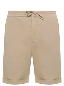 Шорты Regular Fit из лиоцелла и хлопка CANALI