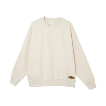Puma Retro Reverie Crew Warmcell Удобный пуловер Повседневная модная универсальная толстовка Унисекс толстовка Almond 629604-87 M