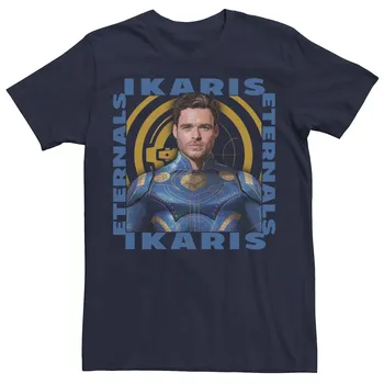 Мужская футболка с портретом Marvel Eternals Ikaris Box Up Licensed Character