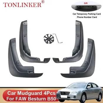 Автомобильное крыло TONLINKER для FAW Besturn B50 2012 2013-2015 2016 2017, брызговики, брызговики, аксессуары для брызговиков Fender 4 Pcs Black A