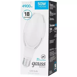 Лампа Gauss Basic BT110 50W 6500K E40