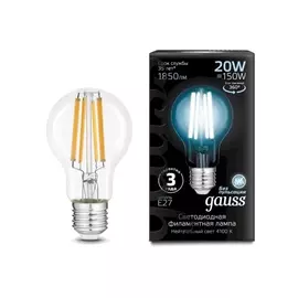 Лампа Gauss Filament 20W 4100К Е27