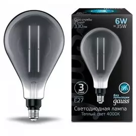 Лампа Gauss Filament Vintage Straight PS160 6W 4000К Е27