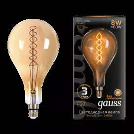 Лампа gauss flexible a160 8w e27 g 2400k