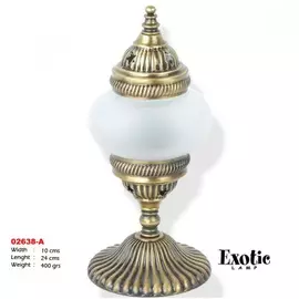 Лампа настольная Exotic мозайка 02638-a опальная