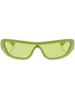 Солнцезащитные очки Emy Bio-Based в прямоугольной оправе Ray-Ban, зеленый