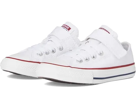 Кроссовки Converse Kids Chuck Taylor All Star 1V Easy-On, цвет White/White/Natural 2