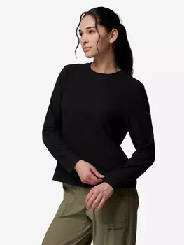 Лонгслив женский Columbia Brea Falls Grid Crew Ls, Черный