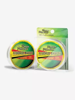 Леска Power Phantom Fluorocarbon 4,0 0,341мм, 8,2 кг, прозрачный, 50м, Серый