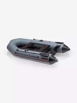 Лодка гребная под мотор Compakt 280, натяжное дно, упаковка-мешок оксфорд, серая,