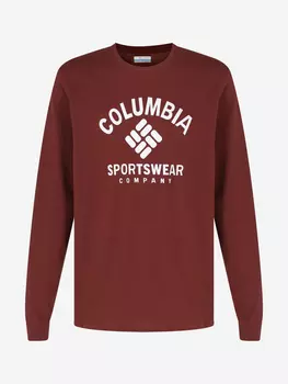 Лонгслив мужской Columbia Rockaway River Graphic Ls Tee, Красный