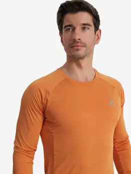 Лонгслив мужской Demix AeroMove Running GFX Mesh, Оранжевый