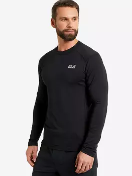 Лонгслив мужской Jack Wolfskin Infinite, Черный, размер 58