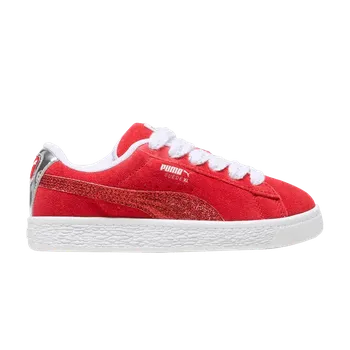 Кроссовки Puma Suede XL Little Kid Holiday Glitz, красный