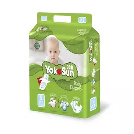 YOKOSUN Детские подгузники на липучках Eco размер S (3-6 кг) 70.0