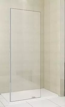 Душевая перегородка WeltWasser WW400 100B 100х185 10000002944 профиль хром, стекло прозрачное