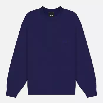 Мужская толстовка Y-3 Brushed Terry Crew, цвет фиолетовый, размер S