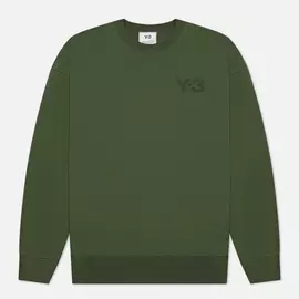 Мужская толстовка Y-3 Classic Chest Logo Y-3 Crew Neck, цвет зелёный, размер XXL