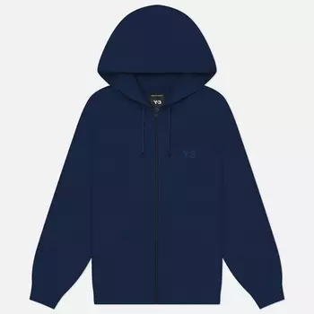Мужская толстовка Y-3 French Terry Zip Hoodie, цвет синий, размер XXL