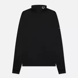 Мужская водолазка Fred Perry x Raf Simons Laurel Wreath Detail Roll Neck, цвет чёрный, размер M