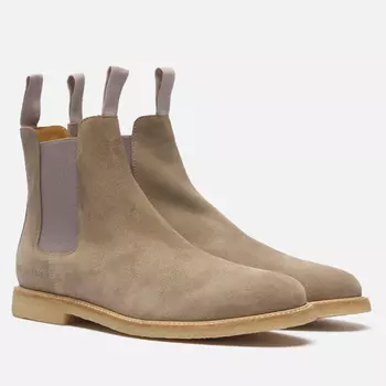 Мужские ботинки Common Projects Chelsea Classic Waxed Suede, цвет бежевый, размер 41 EU