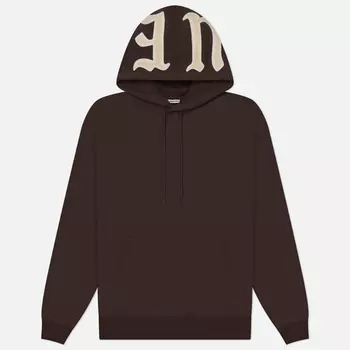 Мужская толстовка uniform experiment Chenille Hoodie, цвет коричневый, размер S
