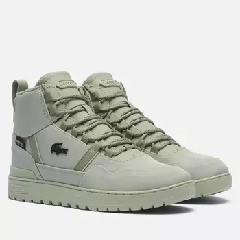 Мужские ботинки Lacoste T-Clip Winter Mid, цвет оливковый, размер 44.5 EU